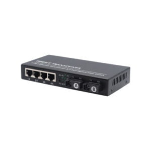 100Mb Ethernet 4Ch Switch 2 Fiber Port